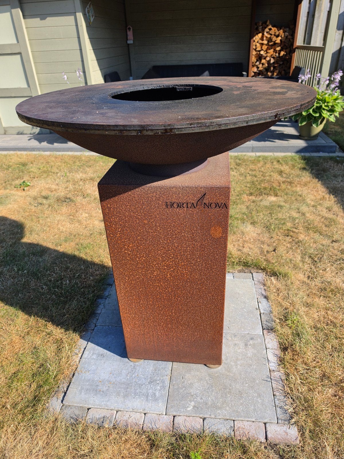 Vuurschaal/plancha bbq, Tuin en Terras, Vuurschalen, Ophalen