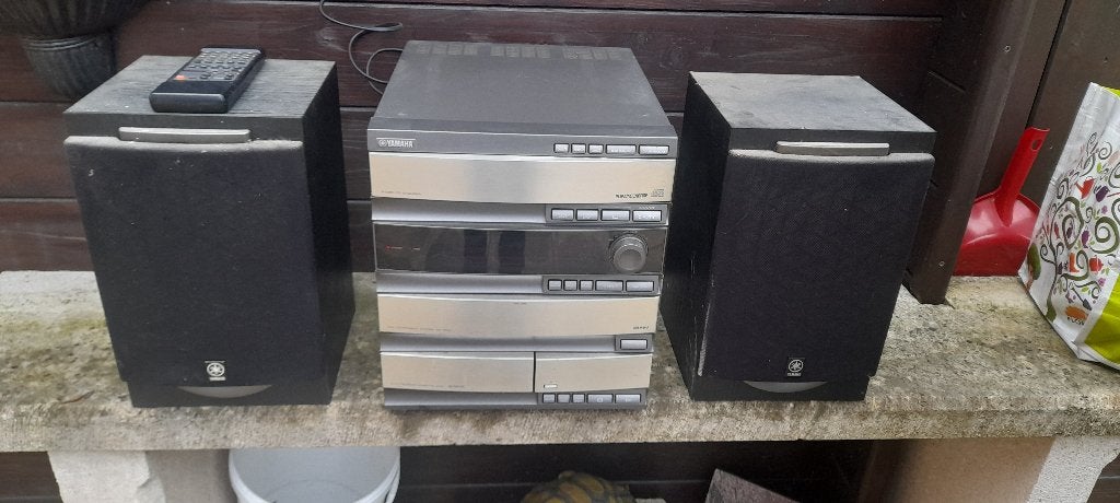 Hifi-systeem van Yamaha, Gebruikt, Cassettedeck, Microset, Ophalen