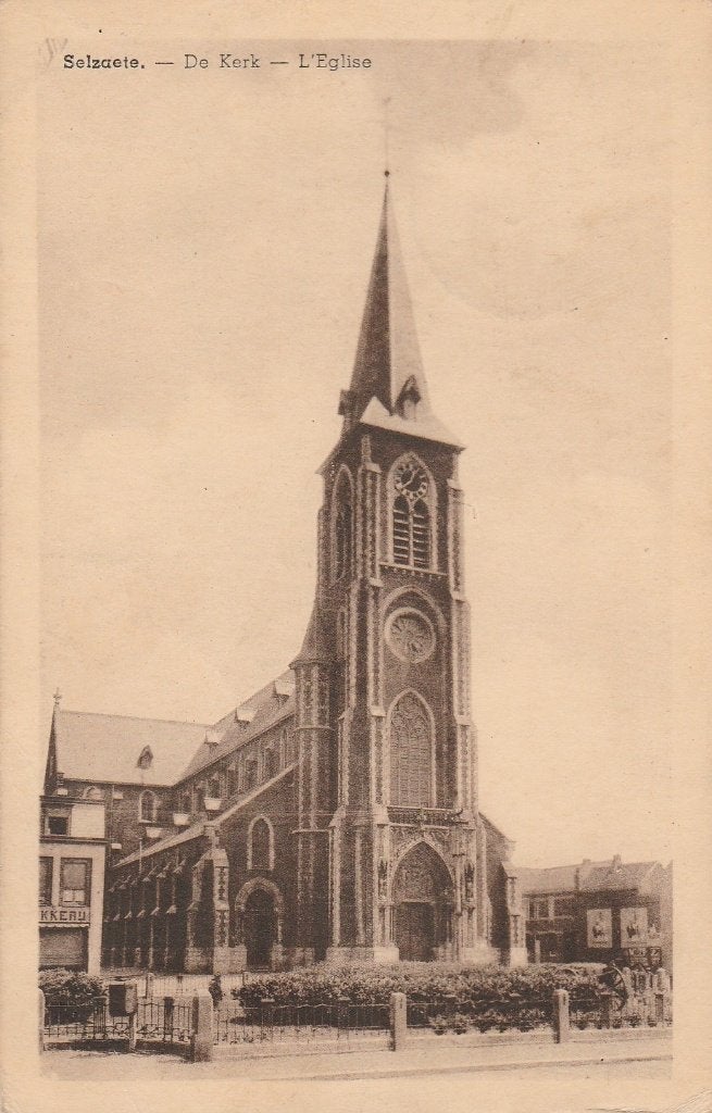 Zelzate, Verzamelen, Postkaarten | België, Ophalen of Verzenden, 1940 tot 1960, Gelopen, Oost-Vlaanderen