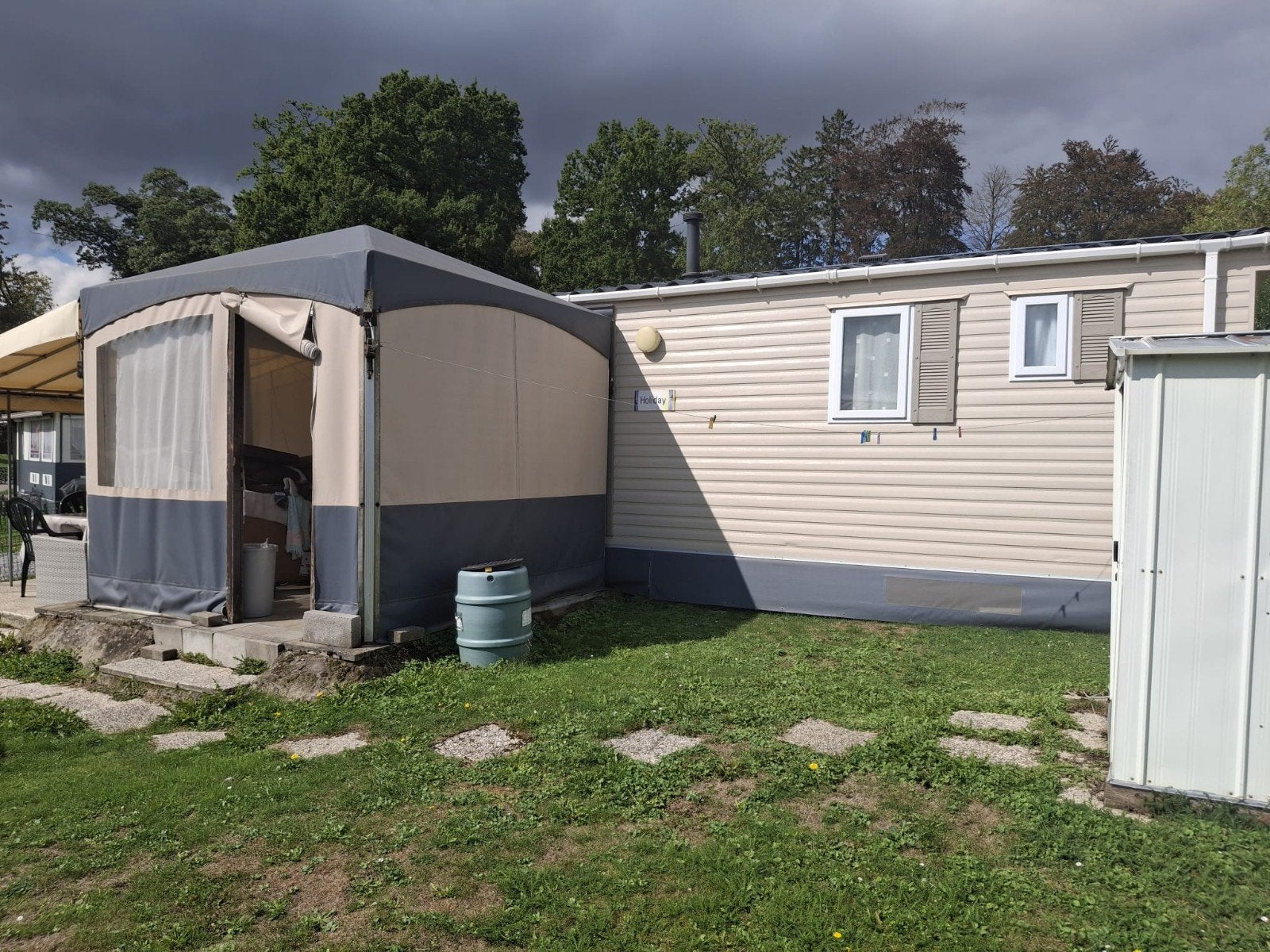 Stacaravan in goede conditie, unieke kans, Caravans en Kamperen