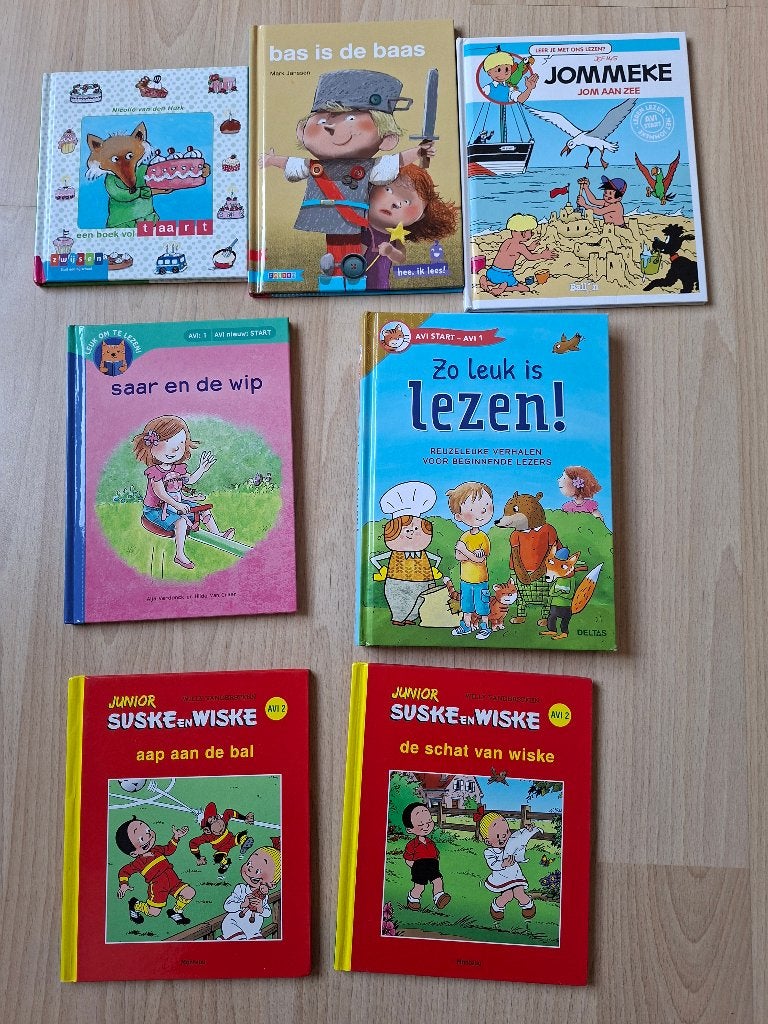 Eerste Leesboekjes (7 stuks) – AVI Start / AVI 1 / AVI 2, Boeken, Ophalen of Verzenden, Zo goed als nieuw