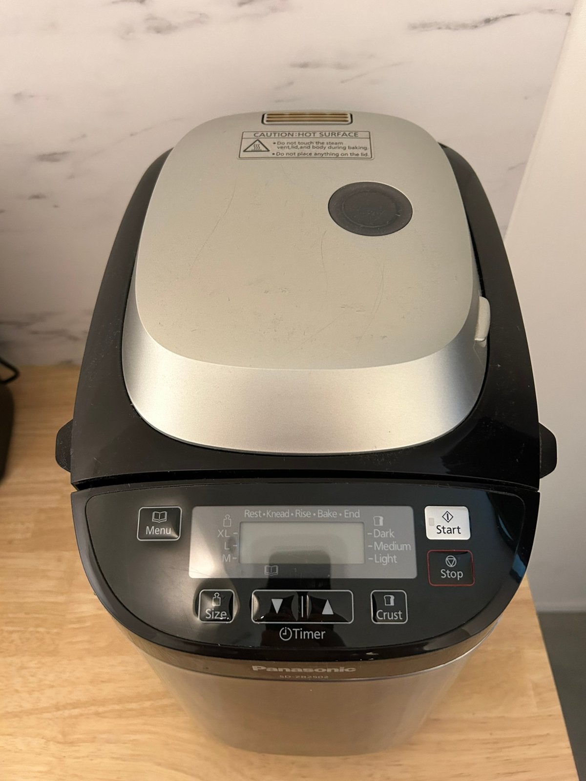 Broodbakmachine Panasonic, Electroménager, Machines à pain, Plus de 10 programmes, Enlèvement, Utilisé, Avec minuteur
