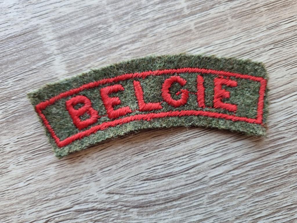 Free Belgian Forces - België title WW2, Ophalen of Verzenden, Landmacht, Embleem of Badge
