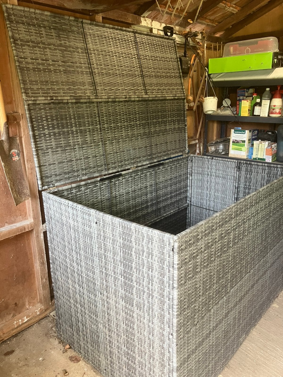 Boîte de jardin en rotin, Jardin & Terrasse, Enlèvement, Utilisé, Synthétique
