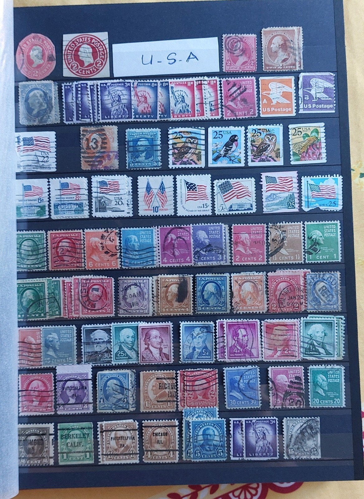 lot postzegels, blokken, vellen USA, Ophalen of Verzenden, Noord-Amerika