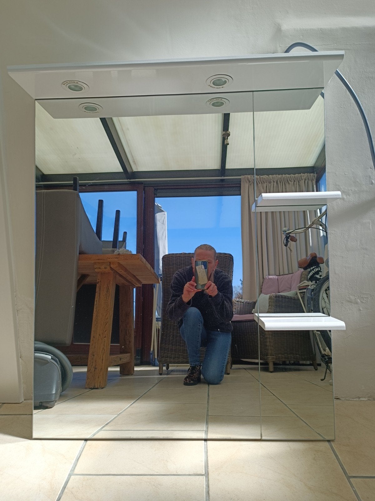 gratis badkamer spiegel, Huis en Inrichting, Badkamer | Badkamermeubels, Ophalen
