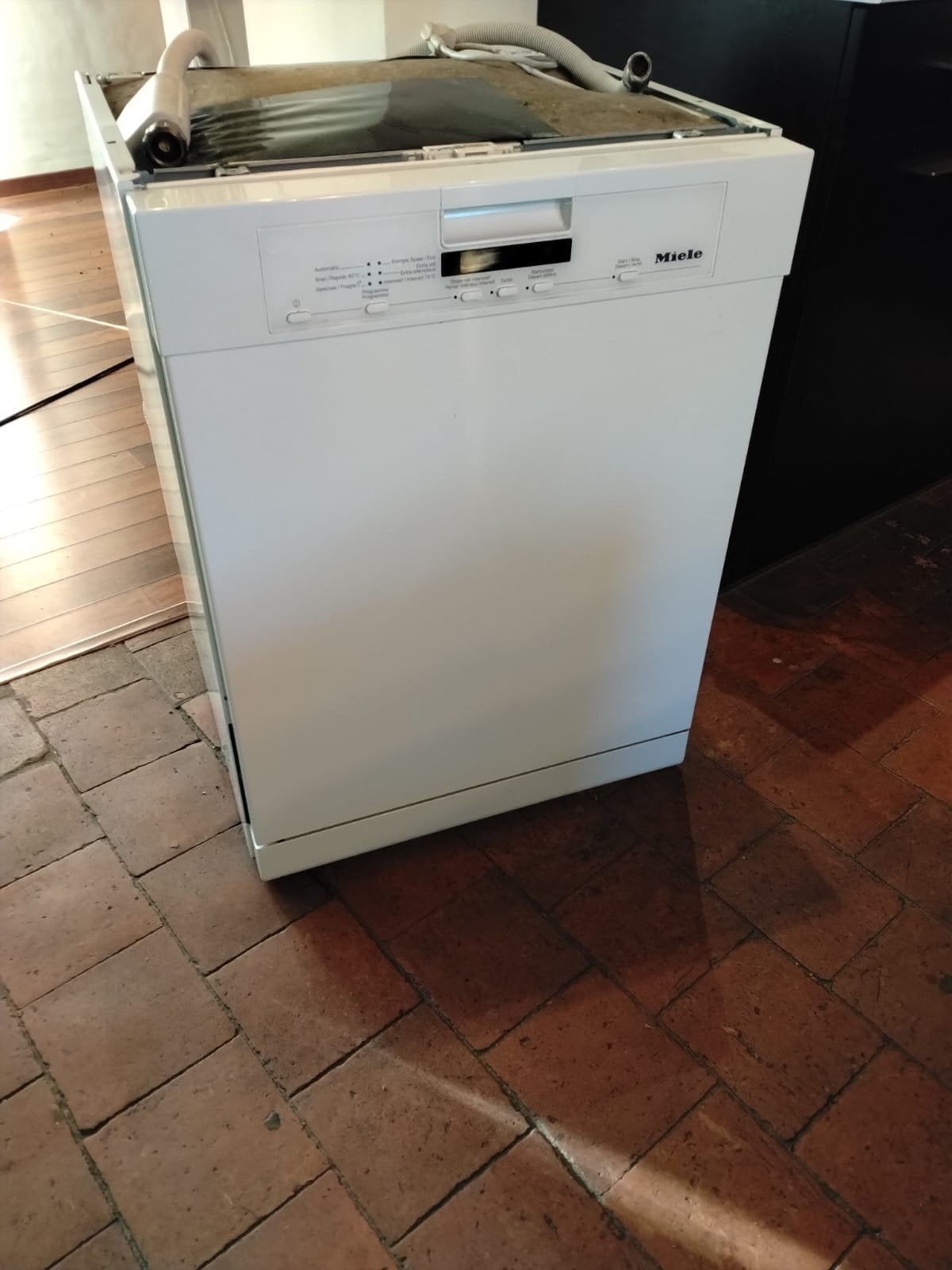 lave vaisselle miele, Ophalen