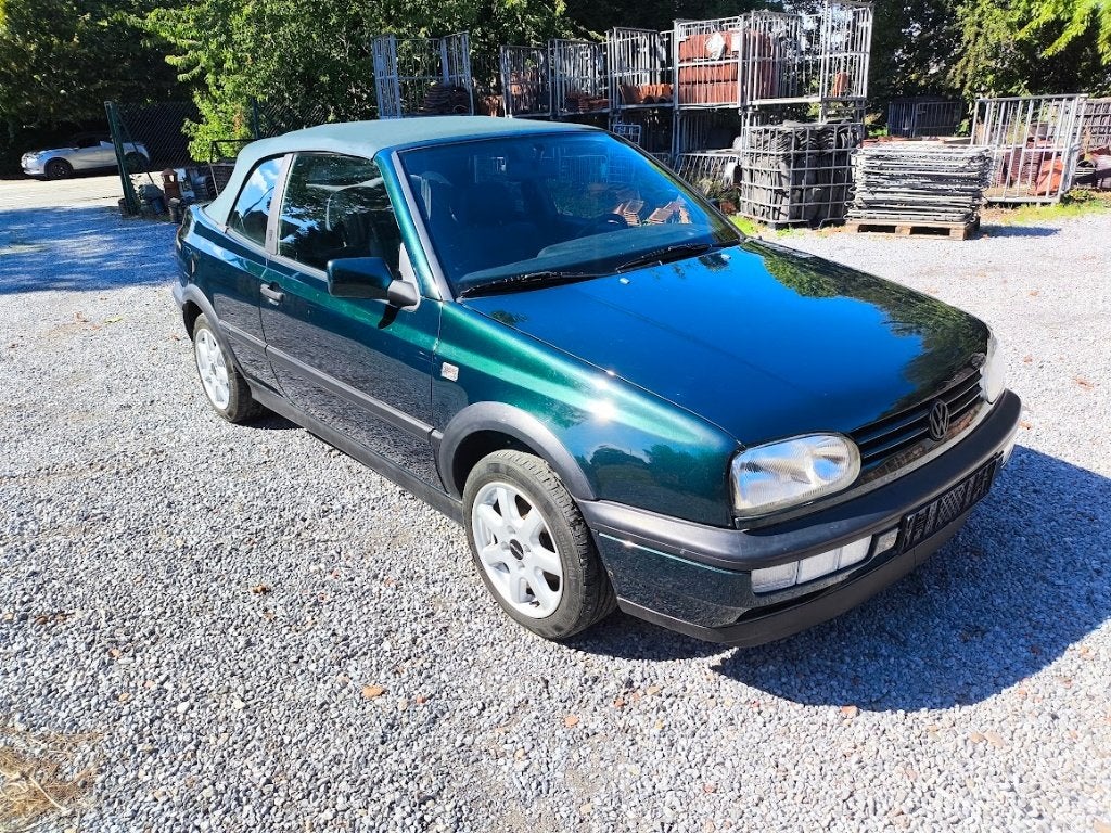 VW golf cabrio   zeer goede staat slechts 163000 km, Zwart, Groen, Golf, Particulier