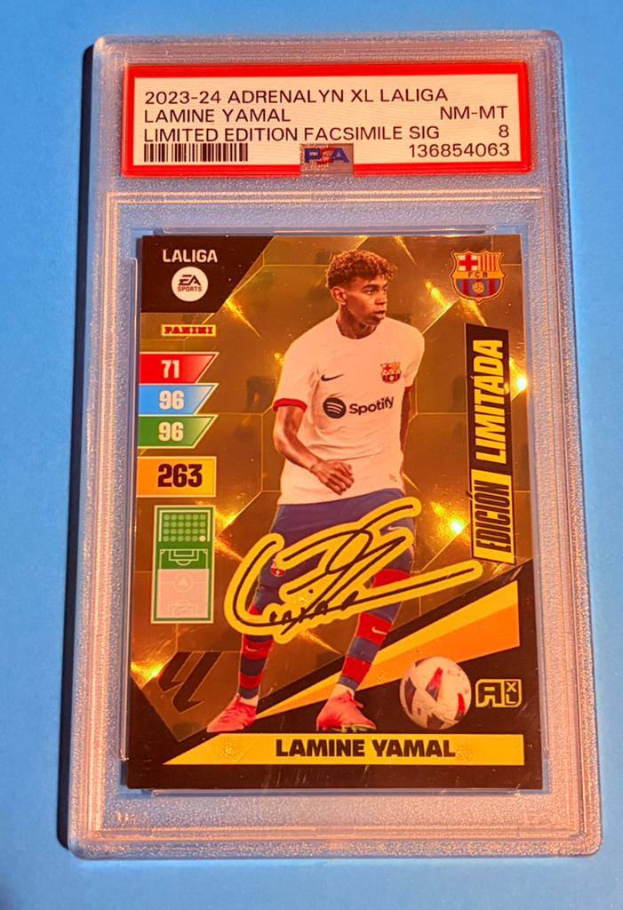 Lamine Yamal PSA 8 Limited Edition Firma AxL 2023/24, Verzenden, Nieuw, Sticker