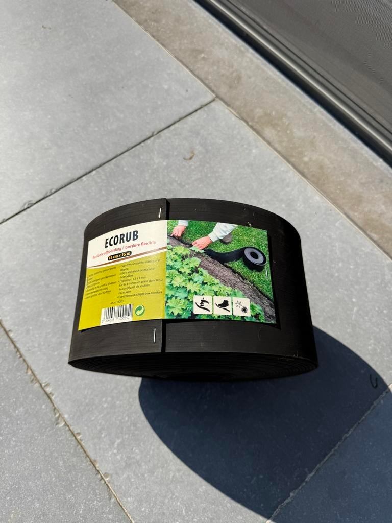 Ecorub flexibele afboording, Tuin en Terras, Ophalen, Nieuw, Border