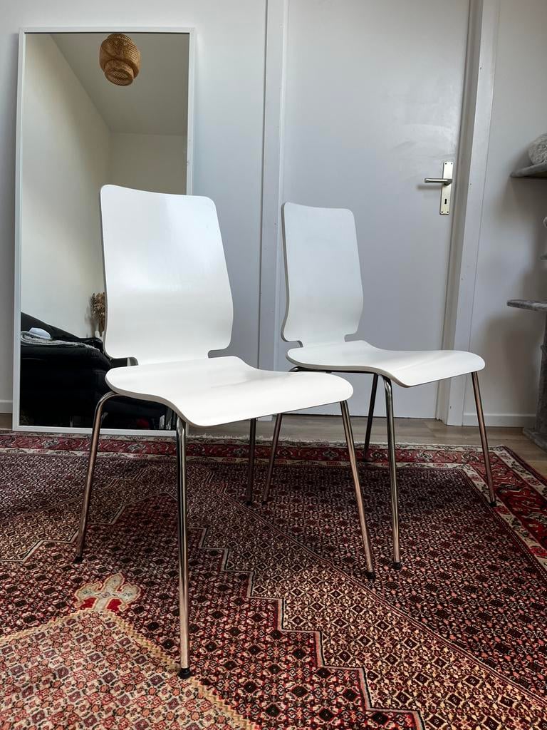 Chaises, Ophalen, Gebruikt, Twee, Wit