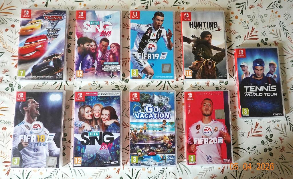 Lotje van 9 Switch spelletjes, Gebruikt, Overige genres, 2 spelers, Ophalen of Verzenden