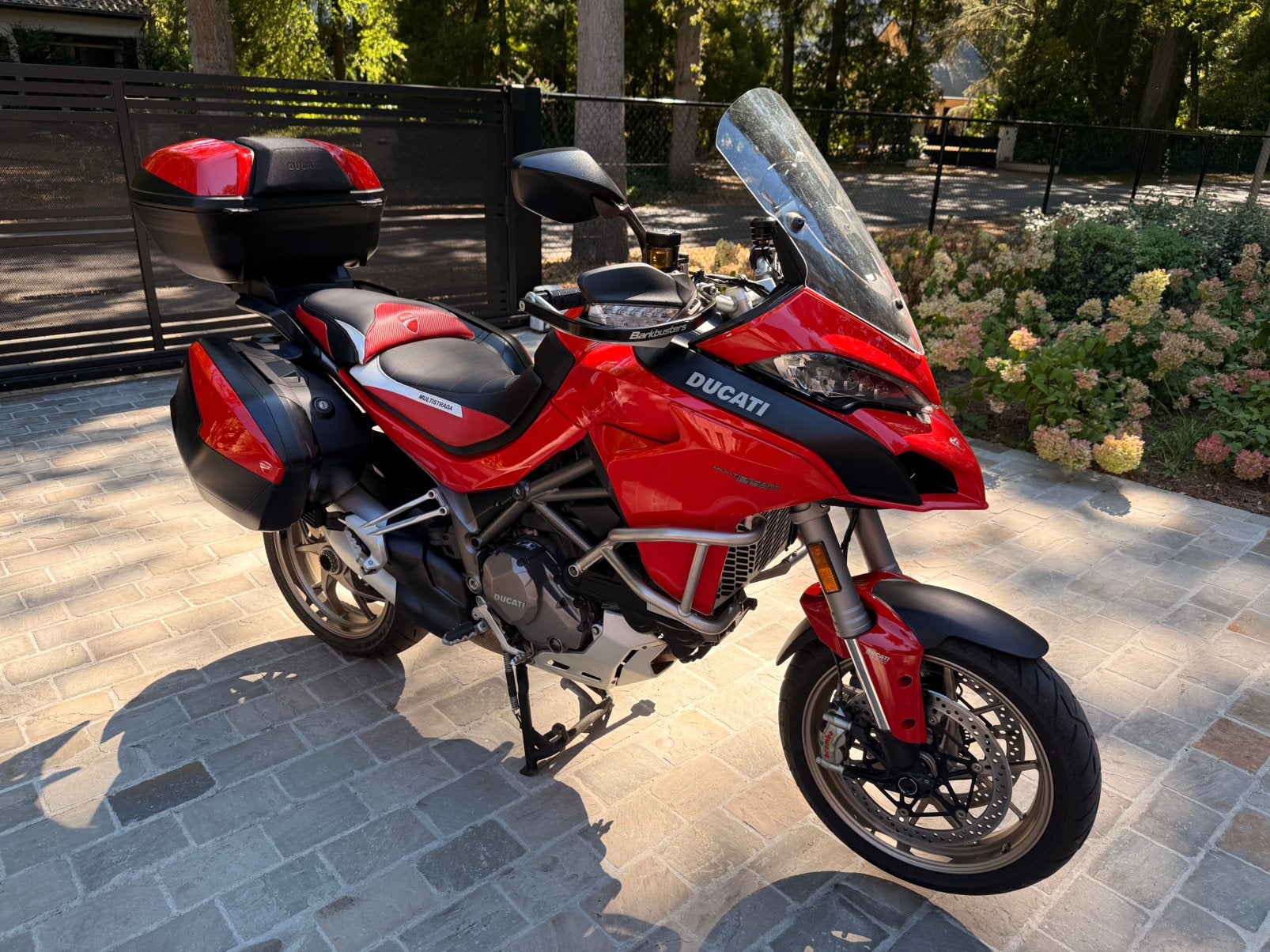 Ducati Multistrada 1260 S full option, Motoren, 2 cilinders, Handvatverwarming, Motorrijbewijs A, Gebruikt