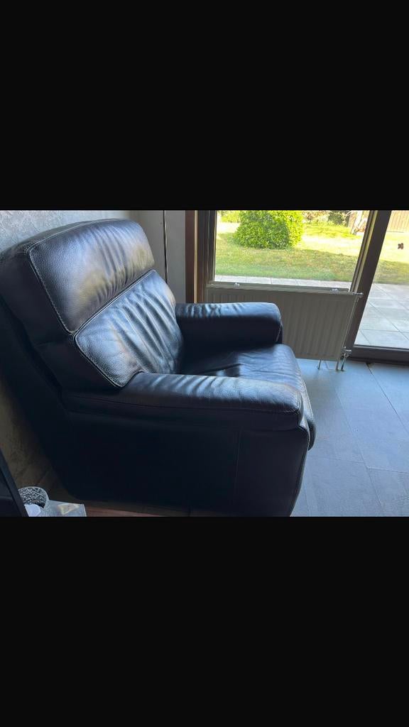 Eenzit chateau d ax, Ophalen, Gebruikt, Eenpersoons, Leer