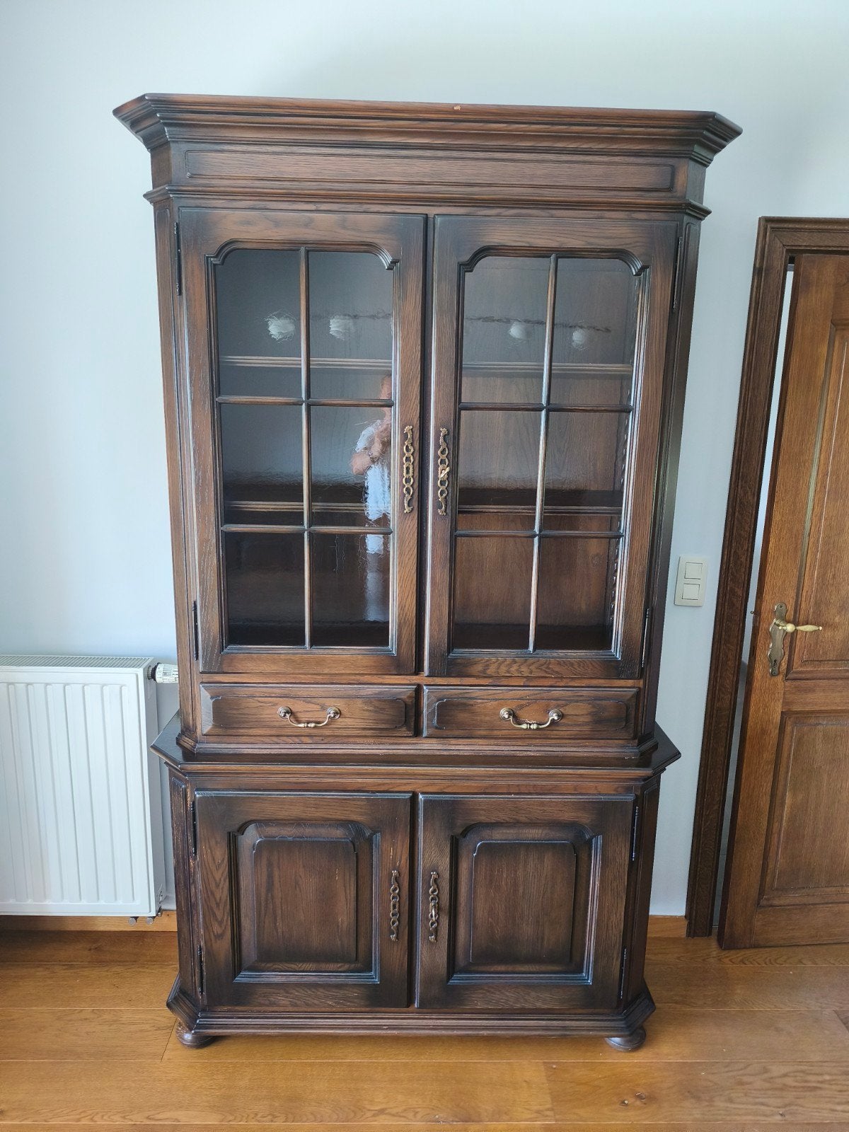Eetplaats 3 delig met 6 rieten stoelen, Ophalen