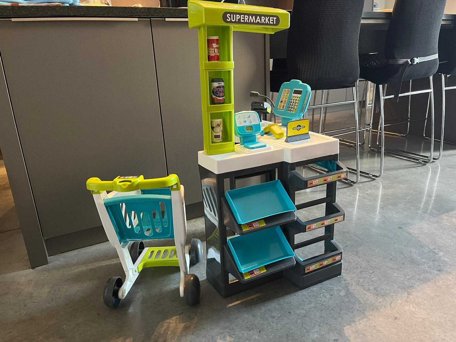 Smoby supermarket, Ophalen, Zo goed als nieuw