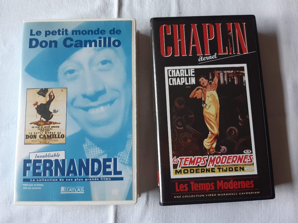 Lot de 2 cassettes vidéo anciens films, Enlèvement, Comédie