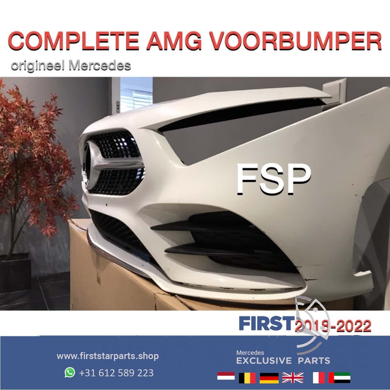 W177 AMG VOORBUMPER Mercedes A Klasse A35 COMPLEET WIT 2018-