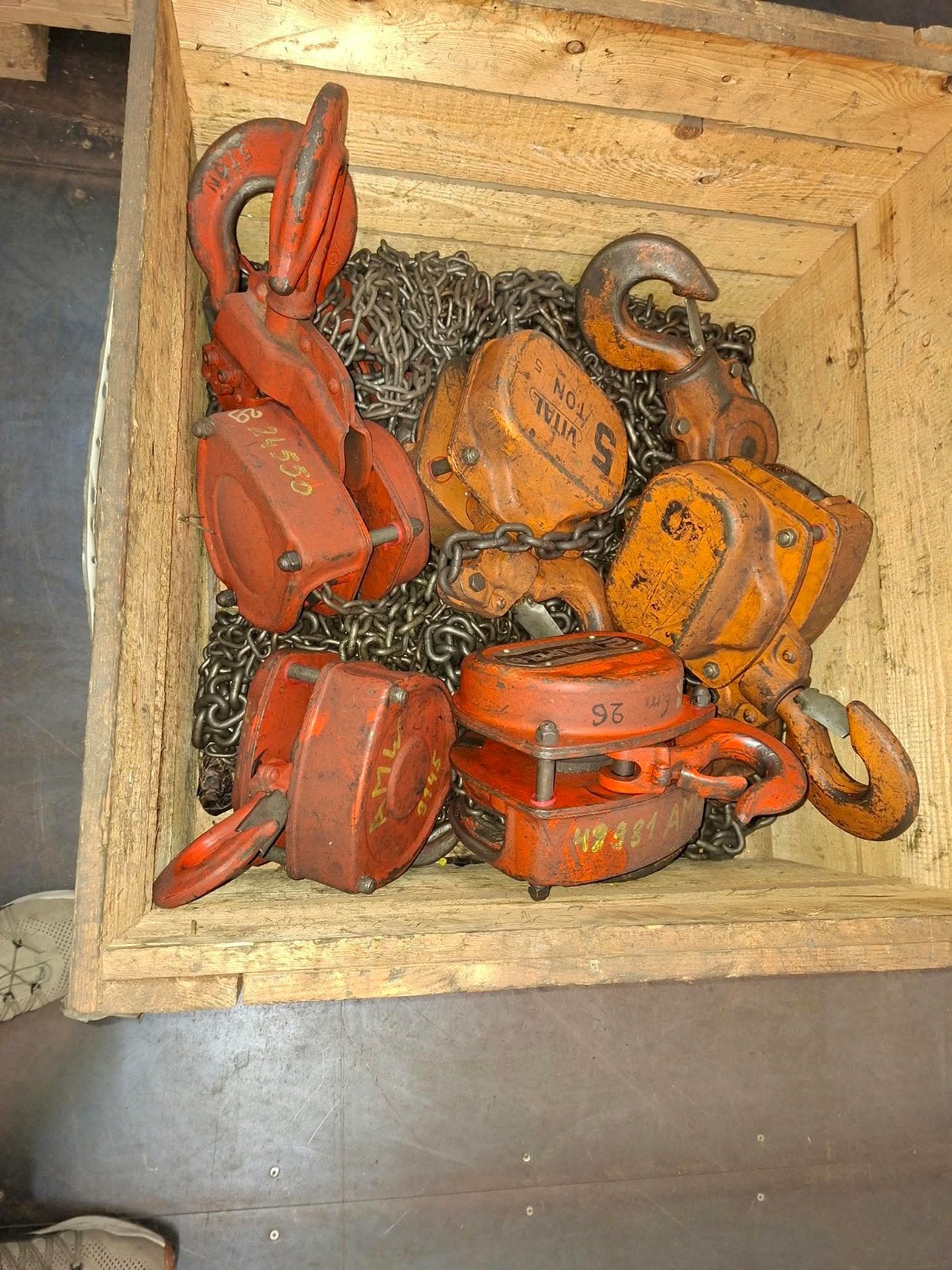 Handkettingtakel, Doe-het-zelf en Bouw, Ophalen