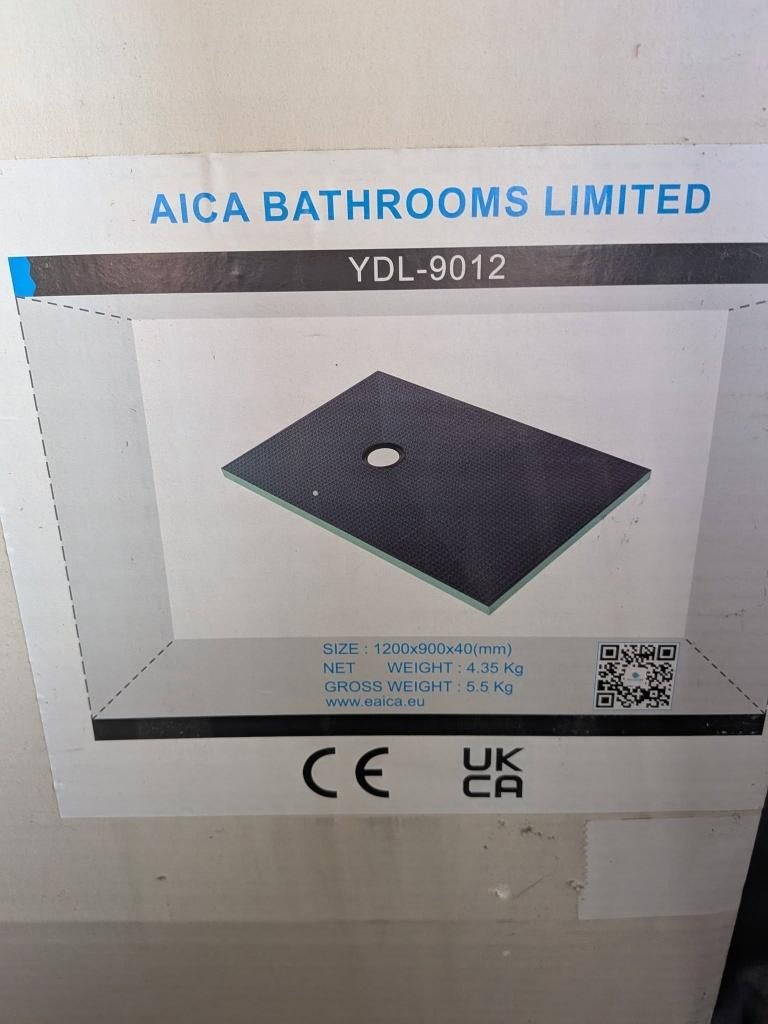 receveur de douche à carreler AICA YDL-9012., Bricolage & Construction, Sanitaire, Neuf, Douche, Enlèvement