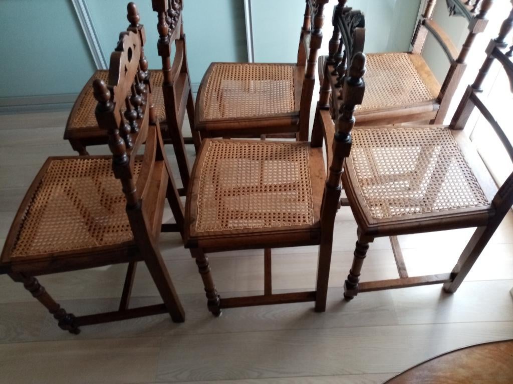 antieke stoelen, Ophalen