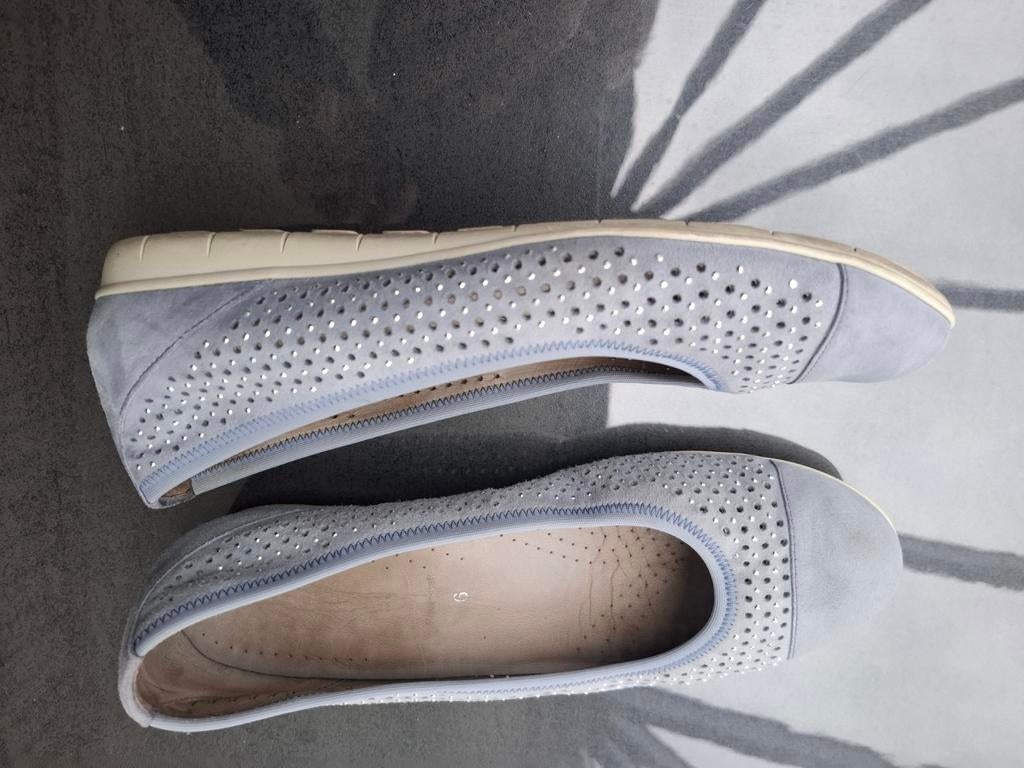 Lichtblauwe schoenen van Gabor,maat 39, Ophalen of Verzenden
