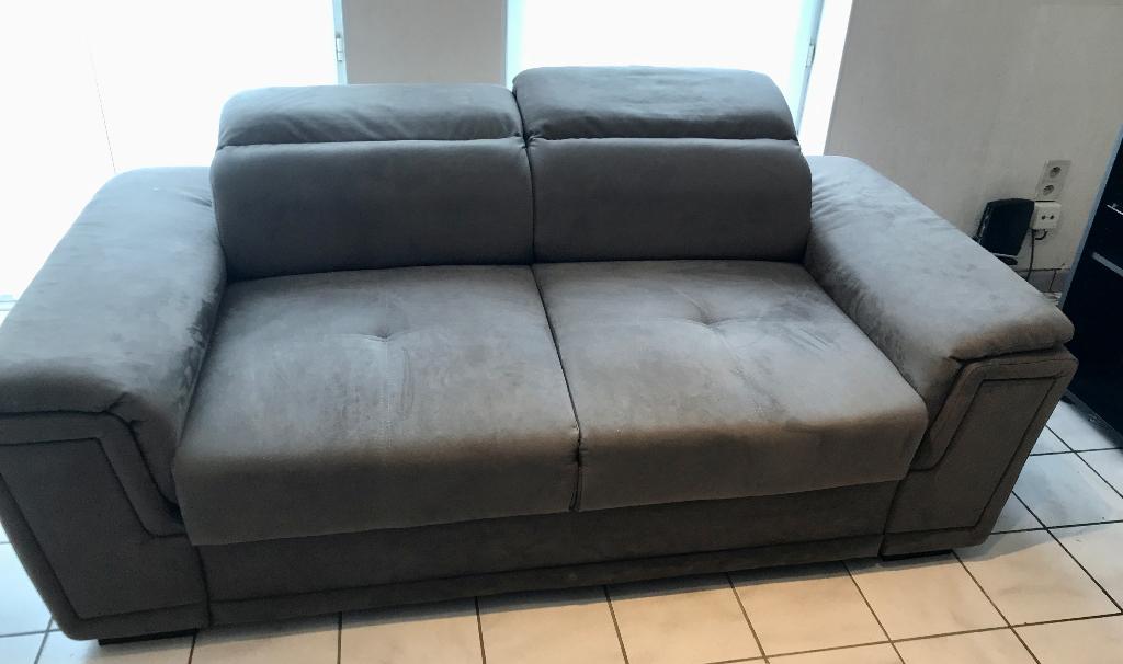 Nieuwe Zetel 2-zit, Neuf, 100 à 125 cm, Enlèvement, Deux personnes