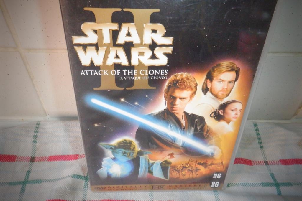 DVD Star Wars 2 Attack Of The Clones(2DVD'S), À partir de 6 ans, Enlèvement ou Envoi, Comme neuf, Science-Fiction
