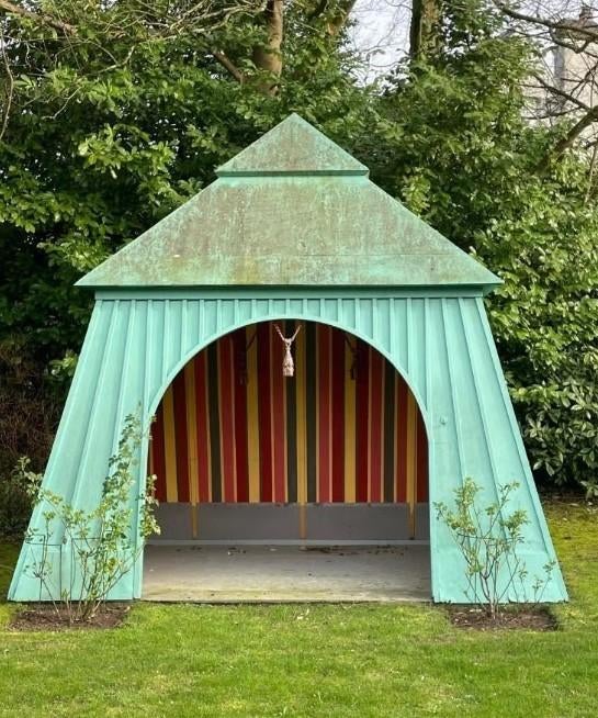 cabane jardin, Enlèvement, Utilisé