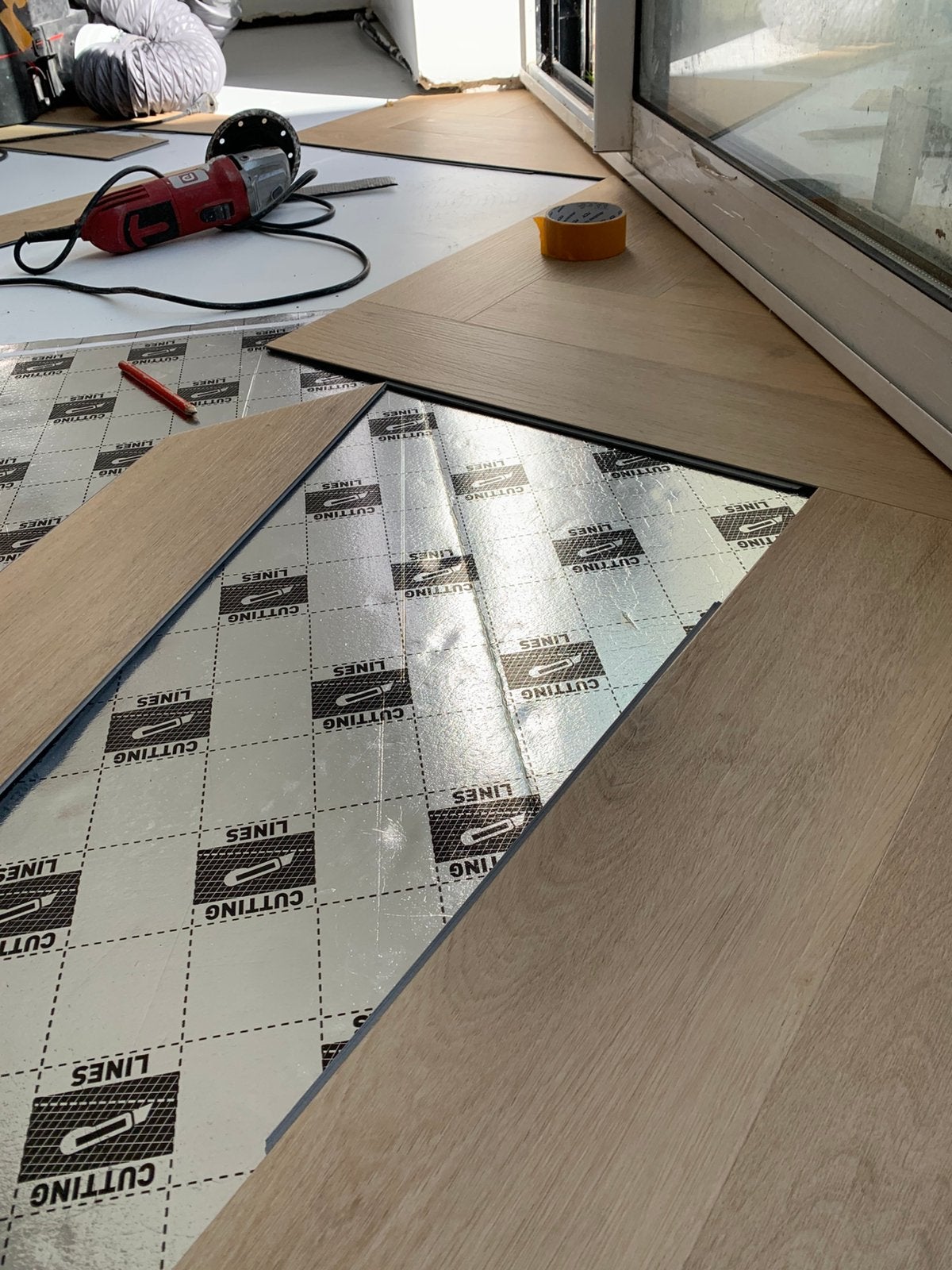 Parqueteur / parquetiste - Pose de parquet, Enlèvement ou Envoi, Comme neuf, Parquet