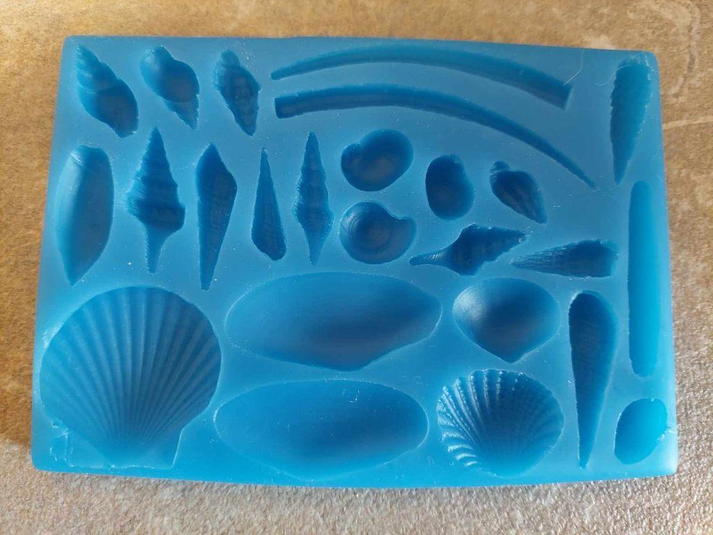 Siliconen mal schelpen, Hobby en Vrije tijd, Ophalen of Verzenden, Zo goed als nieuw, Taarten of Cupcakes, Overige typen