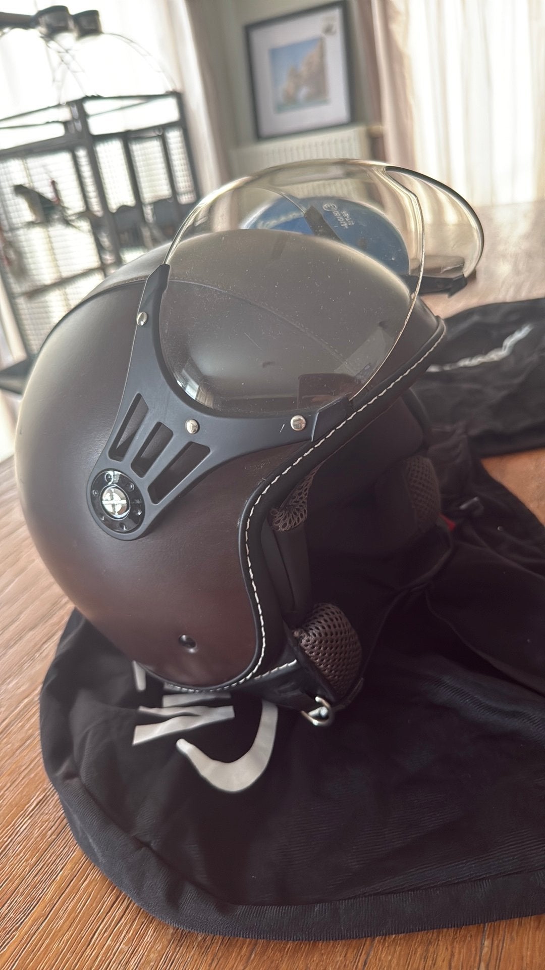 Maat m motor/scooterhelm, Fietsen en Brommers, Ophalen, Zo goed als nieuw