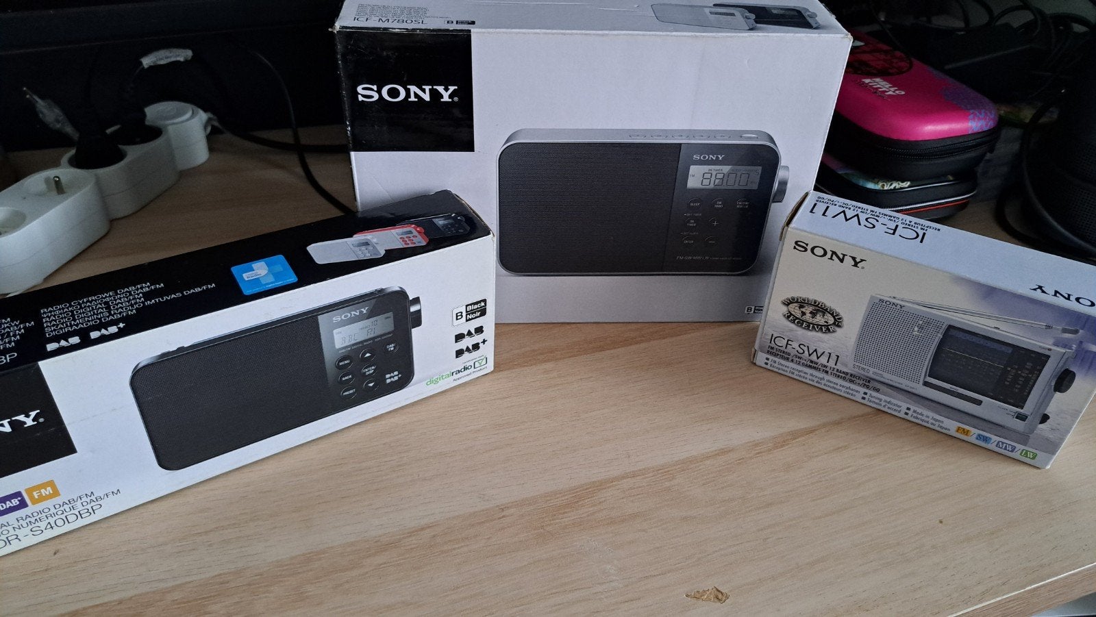 Sony 3-radio als nieuw in de doos, Ophalen of Verzenden, Zo goed als nieuw, Radio