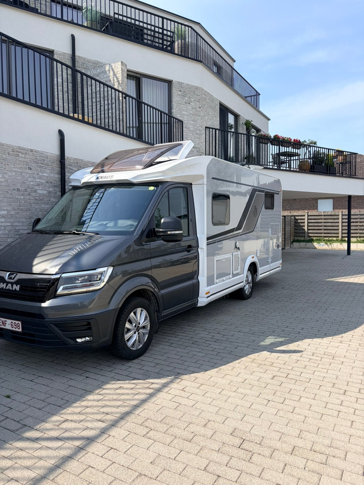 Knaus vanstation 640 méga sur MAN l'automatique, Marchepied électrique, 6 à 7 mètres, Diesel, Automatique