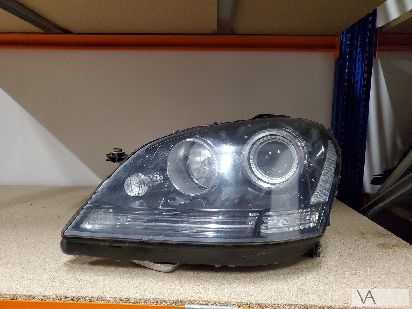 Mercedes ML W164 2005 - 2009 xenon koplamp zwarte inleg €350, Utilisé, -, -, Enlèvement ou Envoi