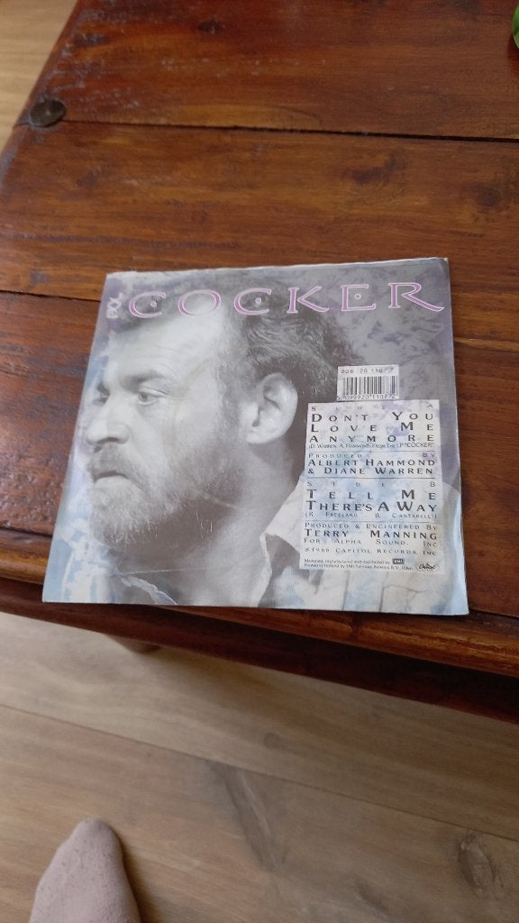 vinyl (45T) joe cocker "don't you love me anymore", Cd's en Dvd's, Ophalen, Zo goed als nieuw, Pop