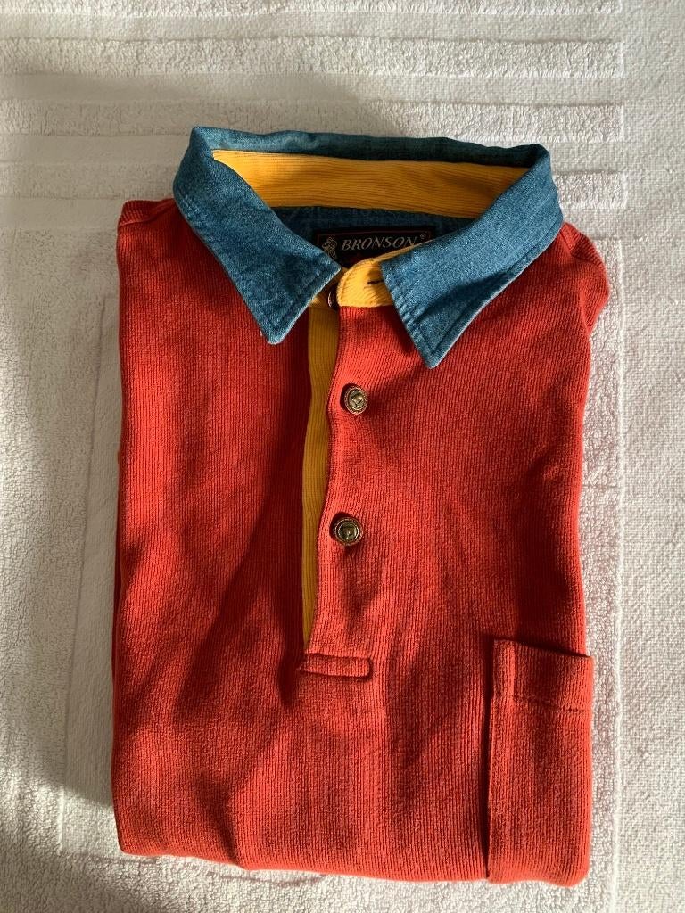 trui polo lange mouw roestbruin Bronson Adventure wear 2XL, Bronson Adventure wear, Bruin, Trui of Vest, Ophalen of Verzenden