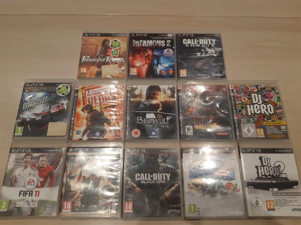 Jeux Sony Playstation 3 14 jeux. Vente de loterie, Enlèvement ou Envoi, Neuf