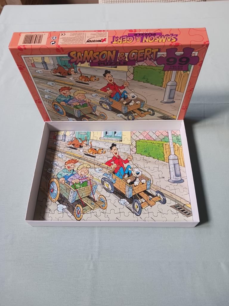 Puzzel 'Samson en Gert', Nicotoy, Enlèvement, Plus de 50 pièces, Comme neuf
