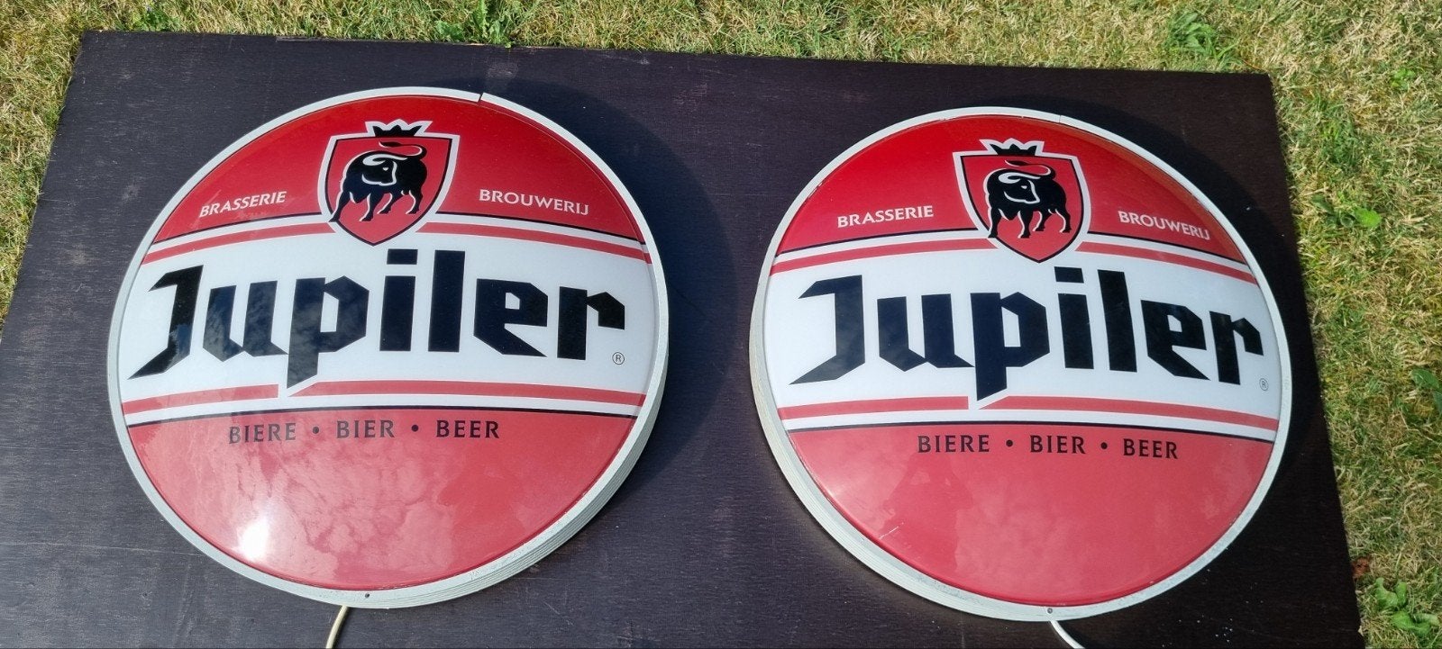 2 lichtreklames Jupiler, Verzamelen, Ophalen, Jupiler