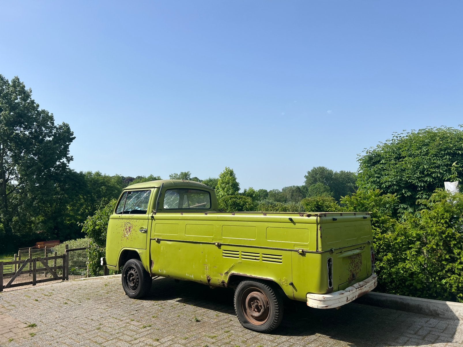 Volkswagen T2 enka / pick up, Auto's, Bedrijf, Handgeschakeld, Transporter, Te koop