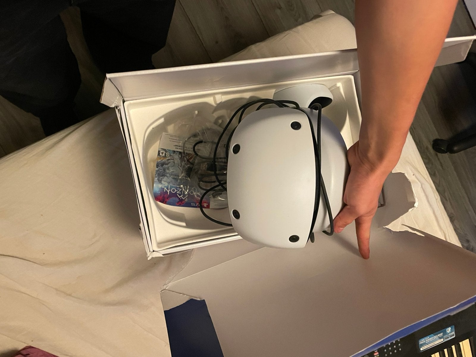 Playstation 5 vr2 lichte schade aan doos 4x gebruikt, Games en Spelcomputers, Ophalen of Verzenden, Zo goed als nieuw, Playstation 5