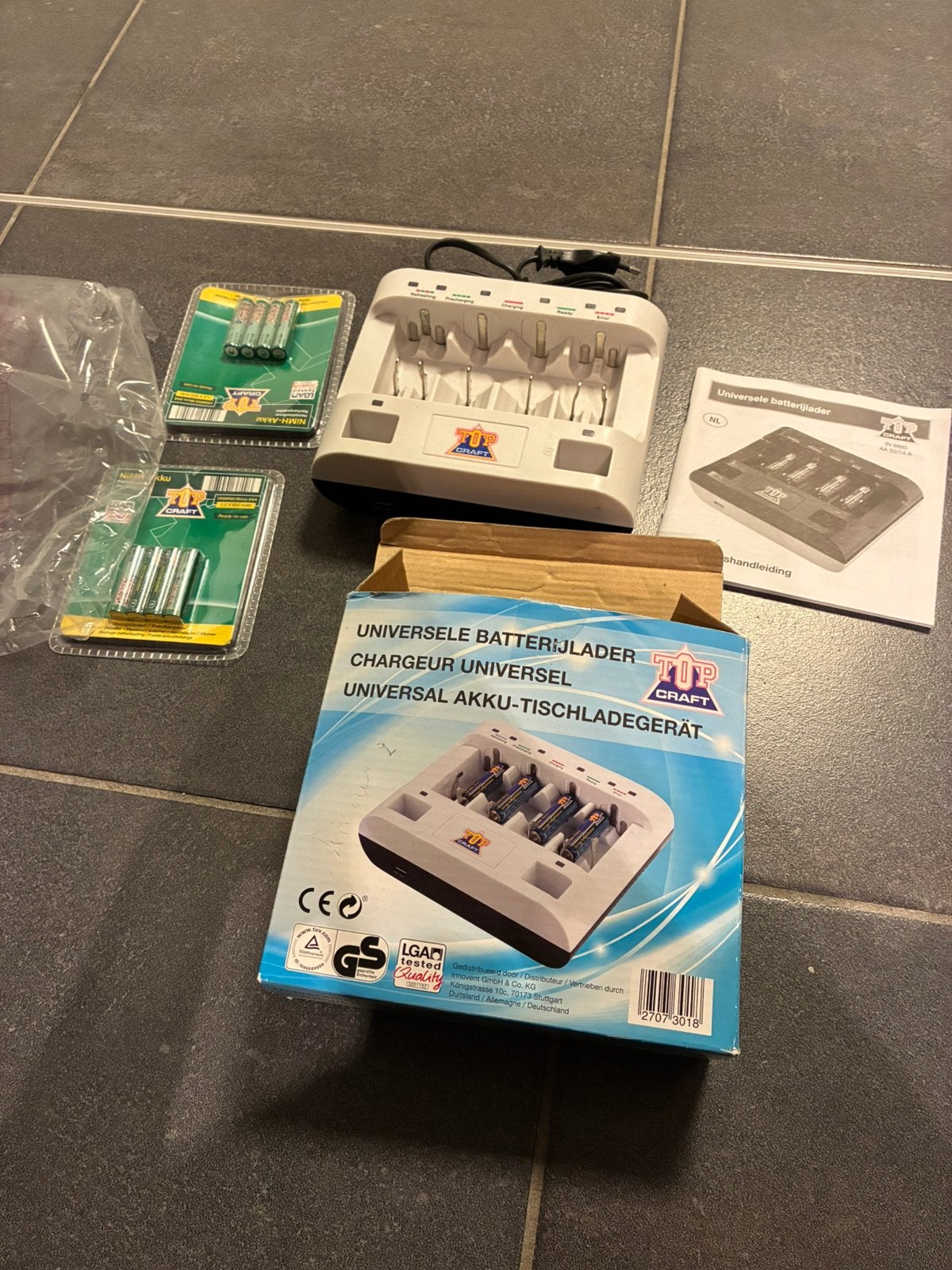Chargeur de batterie universel Topcraft, Enlèvement ou Envoi, Comme neuf