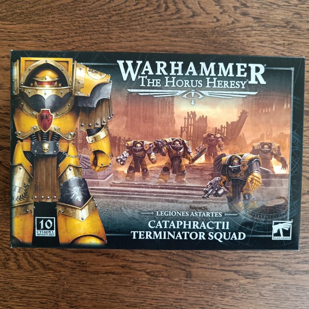 Warhammer Horus Heresy Cataphractii Terminators, Ophalen, Zo goed als nieuw, Warhammer, Figuurtje(s)