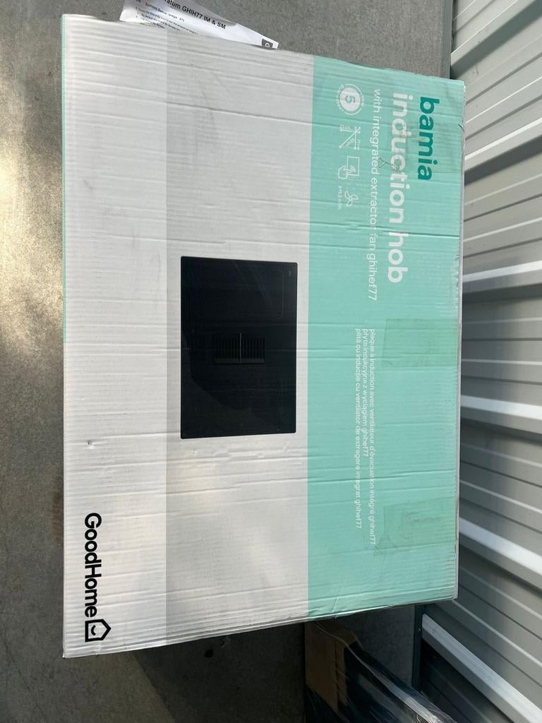 NIEUW 4-pits inductiekookplaat met geïntegreerde afzuigkap, Doe-het-zelf en Bouw, Zonnepanelen en Toebehoren, Ophalen