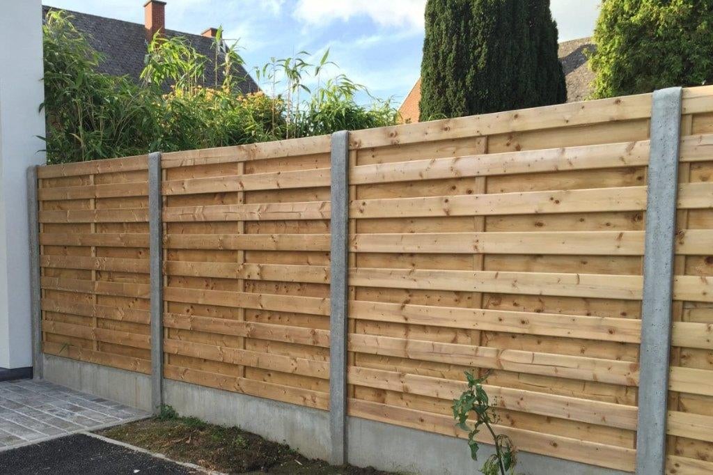 Houten tuinscherm, Ophalen, 150 tot 200 cm, Nieuw, 150 tot 200 cm