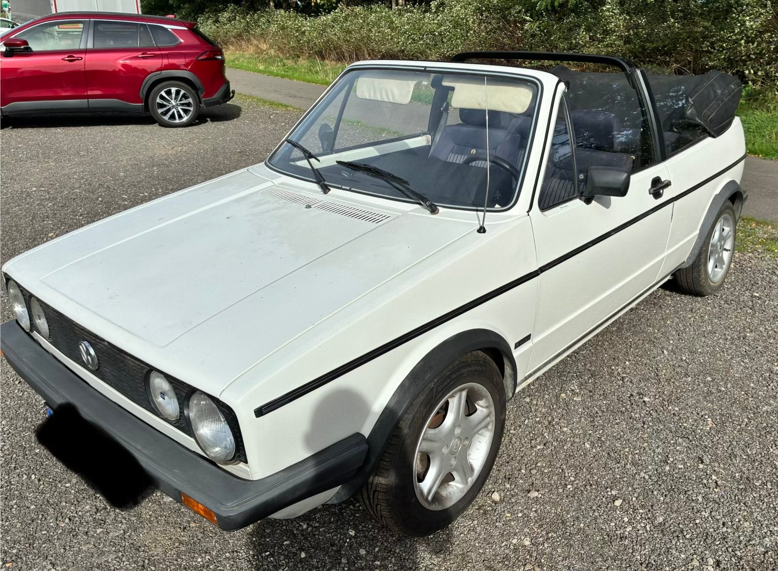 Golf 1 cabriolet karman échange possible, Achat, Cabriolet, Particulier, Blanc