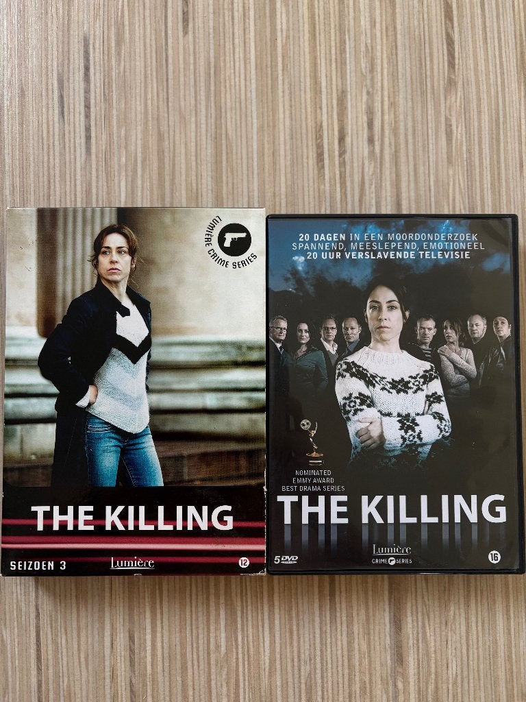 The killing 2x DVD-box (seizoen 1 en seizoen 3), Cd's en Dvd's, Dvd's | Tv en Series, Gebruikt, Misdaad, Nederlands, Ophalen of Verzenden