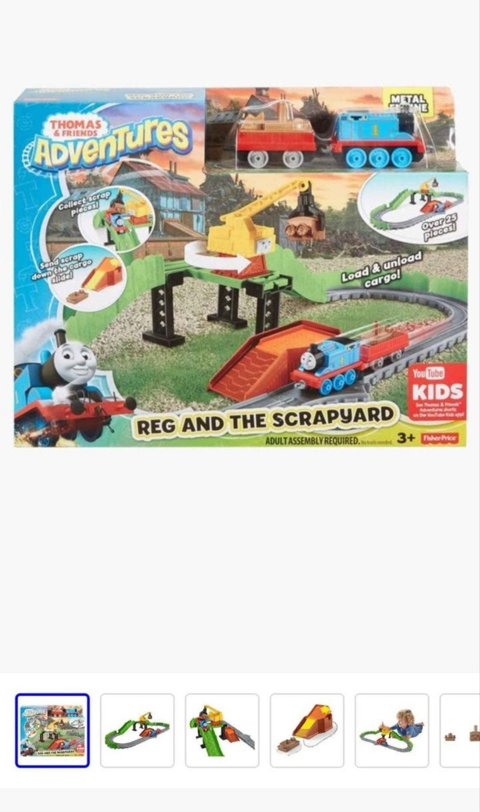 Thomas de Trein Avonturen: Reg en de Schrootwerf Speelset, Enfants & Bébés, Jouets | Thomas le petit Train, Enlèvement
