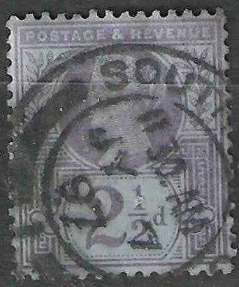 Groot-Brittannie 1887/1900 - Yvert 95 - Victoria (ST), Postzegels en Munten, Postzegels | Europa | UK, Verzenden, Gestempeld